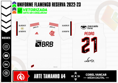 Uniforme Flamengo Reserva 2022-23