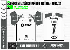 Uniforme Atlético Mineiro Reserva 2023-24