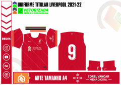 Uniforme Liverpool 2021-22 Titular