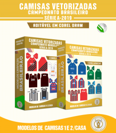 Vetores Das Camisa Do Brasileirão Série A 2019 Modelos 1 E 2