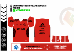 ARTE CAMISA FLAMENGO TREINO 2021