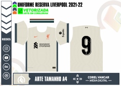 Uniforme Liverpool Reserva 2021-2022