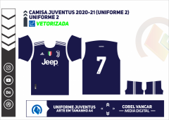 Camisa Juventus 2020-21 (Uniforme 2)