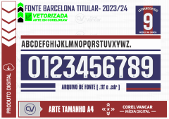 Fonte Barcelona Titular 2023-24 x7