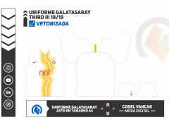 Uniforme Galatasaray 2018-2019 - Third III