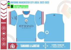 Camisa titular do Manchester City 2022-2023