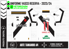 Uniforme Vasco da Gama Reserva 2023-24