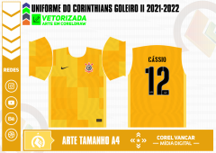 Uniforme Corinthians Goleiro II 2021-22