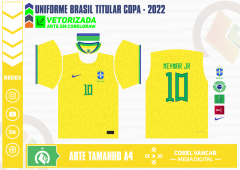 Uniforme Titular Brasil Copa 2022 - 01
