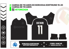 Camisa de 110 Anos Borussia Dortmund 2019-2020