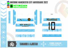 Camisa Manchester City 93:20 Comemorativa 22/23