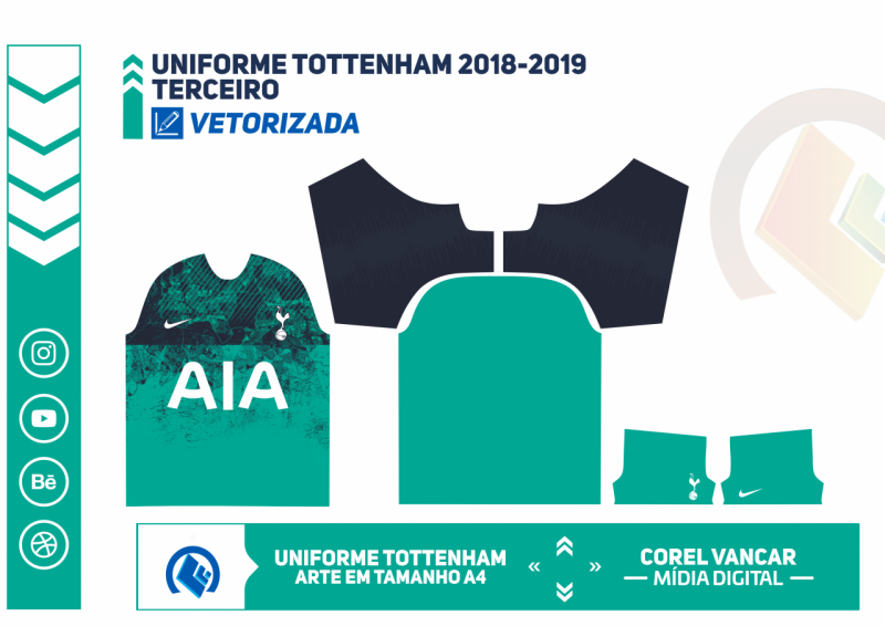 uniforme do tottenham verde